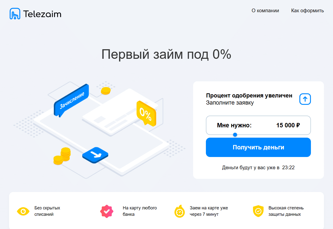 Телезайм личный кабинет